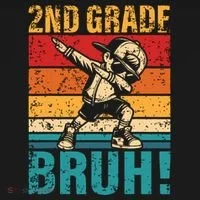 2nd Grade Bruh Dabbing Boy Second Grade Squad Boy Student Sweatshirt thumb 3
