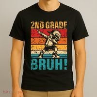 2nd Grade Bruh Dabbing Boy Second Grade Squad Boy Student T-Shirt thumb 3