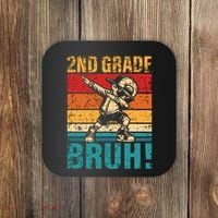 2nd Grade Bruh Dabbing Boy Second Grade Squad Boy Student Coaster thumb 0