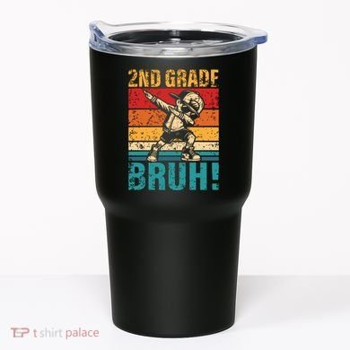2nd Grade Bruh Dabbing Boy Second Grade Squad Boy Student Tumbler