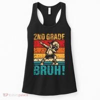 2nd Grade Bruh Dabbing Boy Second Grade Squad Boy Student Women's Tank Top thumb 0