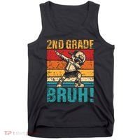 2nd Grade Bruh Dabbing Boy Second Grade Squad Boy Student Tank Top thumb 0