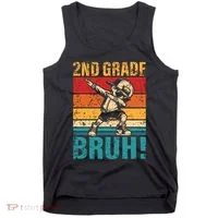 2nd Grade Bruh Dabbing Boy Second Grade Squad Boy Student Tank Top thumb 0