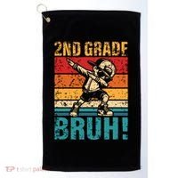 2nd Grade Bruh Dabbing Boy Second Grade Squad Boy Student Golf Towel thumb 0