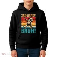 2nd Grade Bruh Dabbing Boy Second Grade Squad Boy Student Kids Hoodie thumb 4