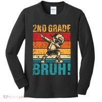 2nd Grade Bruh Dabbing Boy Second Grade Squad Boy Student Kids Long Sleeve Shirt thumb 0