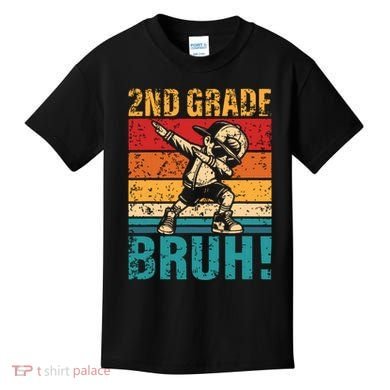 2nd Grade Bruh Dabbing Boy Second Grade Squad Boy Student Kids T-Shirt