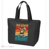2nd Grade Bruh Dabbing Boy Second Grade Squad Boy Student Tote Bag thumb 3