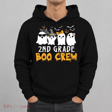 2nd Grade Boo Crew Gift Funny Halloween Costume Boy Girls Hoodie