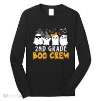 2nd Grade Boo Crew Gift Funny Halloween Costume Boy Girls Long Sleeve Shirt thumb 0