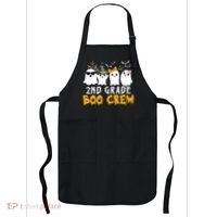 2nd Grade Boo Crew Gift Funny Halloween Costume Boy Girls Apron thumb 0