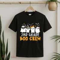 2nd Grade Boo Crew Gift Funny Halloween Costume Boy Girls T-Shirt thumb 2