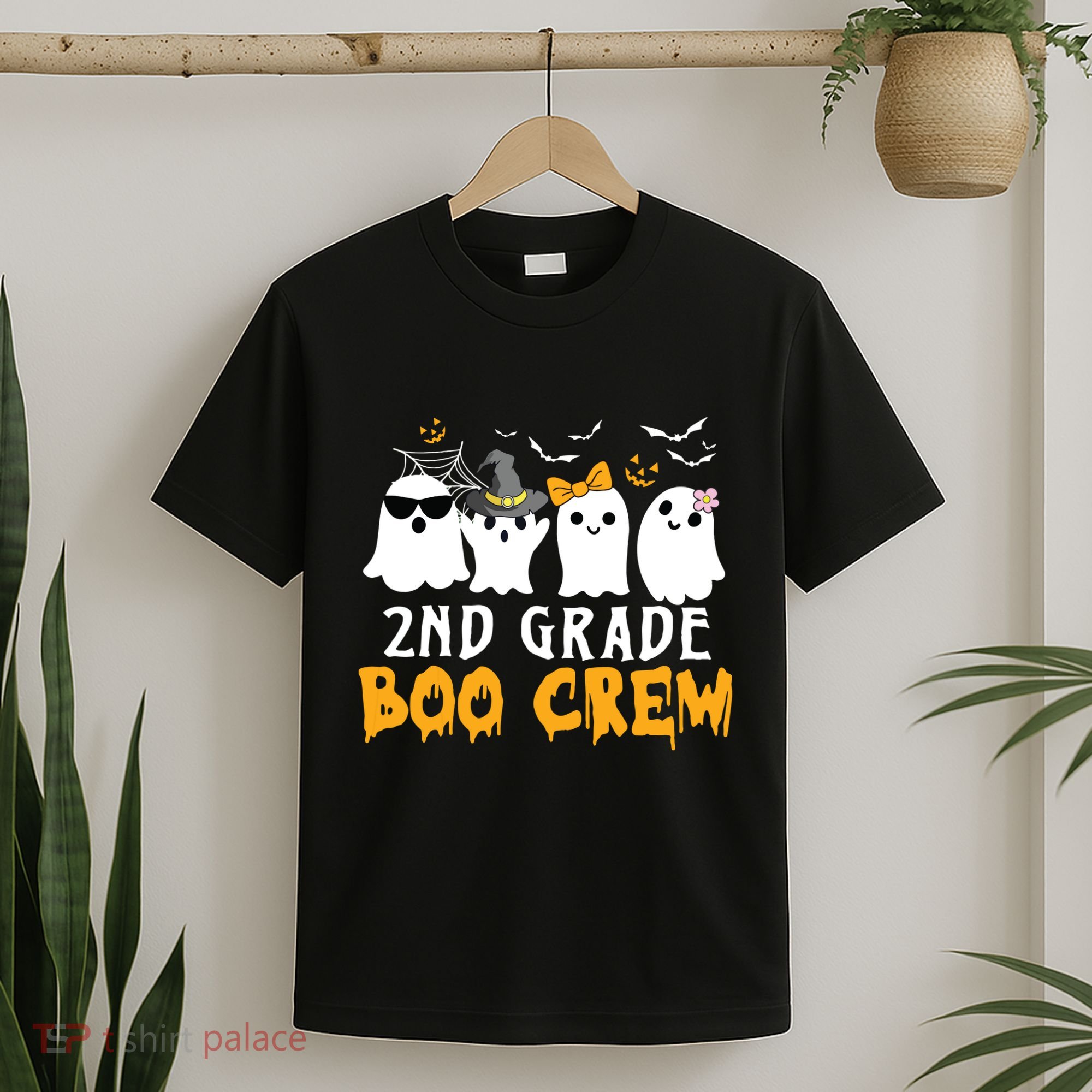 2nd Grade Boo Crew Gift Funny Halloween Costume Boy Girls T-Shirt