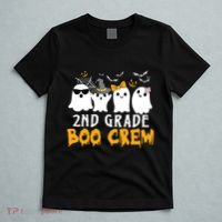 2nd Grade Boo Crew Gift Funny Halloween Costume Boy Girls T-Shirt thumb 5