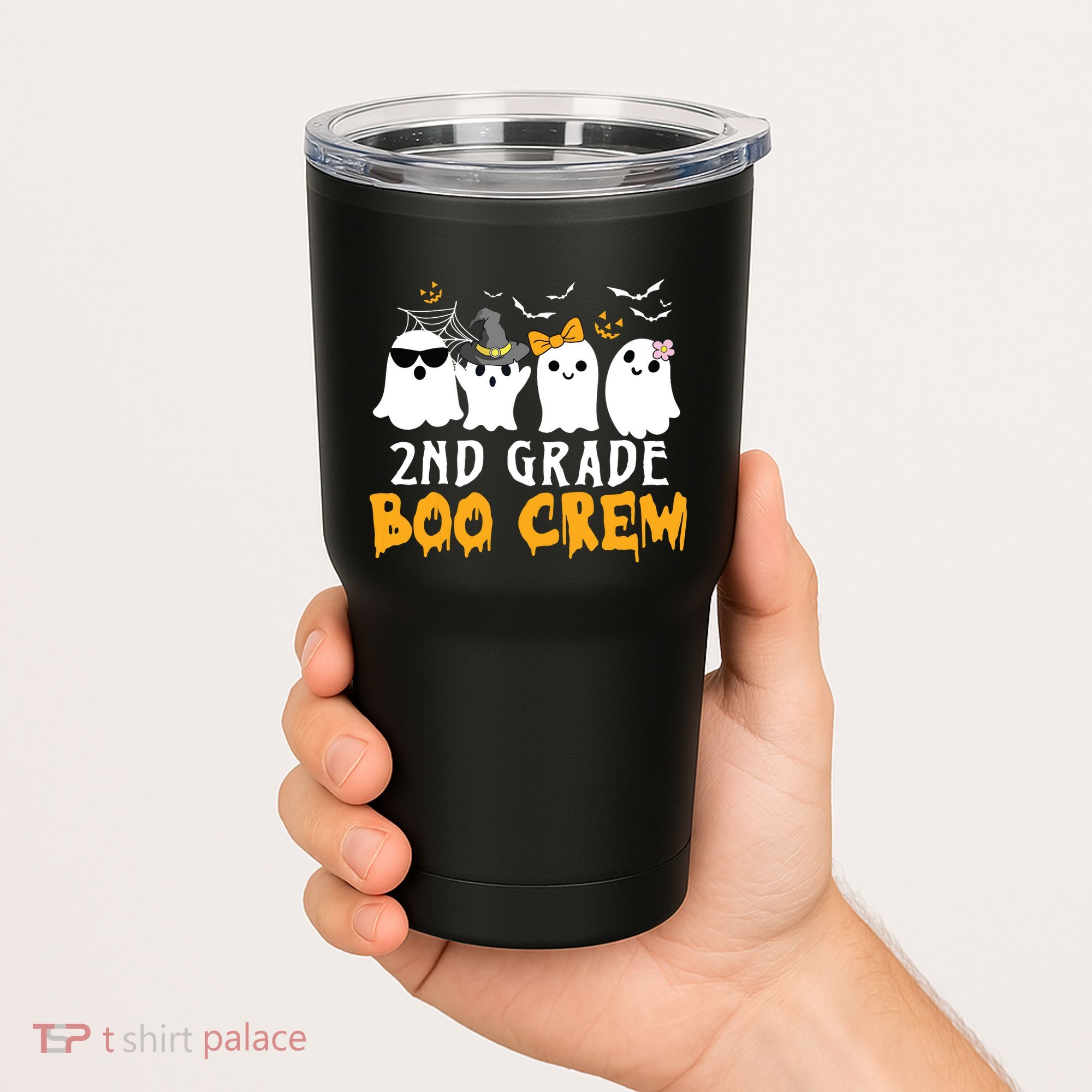 2nd Grade Boo Crew Gift Funny Halloween Costume Boy Girls Tumbler