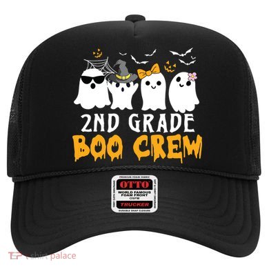 2nd Grade Boo Crew Gift Funny Halloween Costume Boy Girls Hat