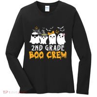 2nd Grade Boo Crew Gift Funny Halloween Costume Boy Girls Women's Long Sleeve Shirt thumb 0