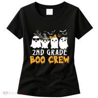 2nd Grade Boo Crew Gift Funny Halloween Costume Boy Girls Women's T-Shirt thumb 0