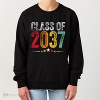 2037 Graduation Class Of 2037 Grow With Me Retro Women's Sweatshirt thumb 0