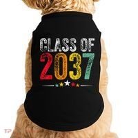 2037 Graduation Class Of 2037 Grow With Me Retro Doggie Tank thumb 0