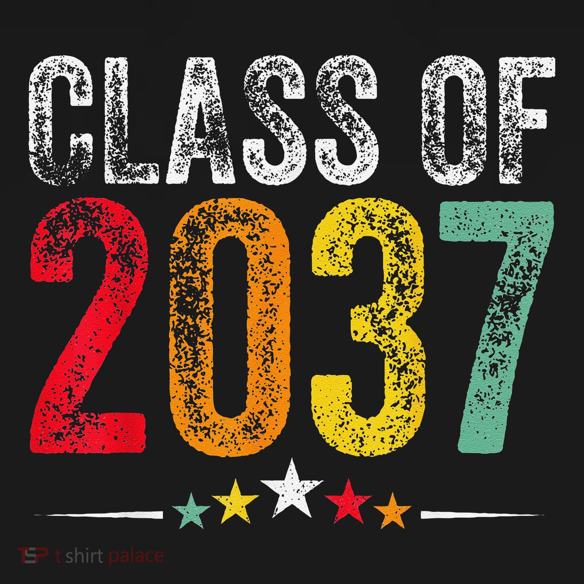 2037 Graduation Class Of 2037 Grow With Me Retro Sweatshirt