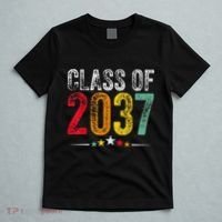2037 Graduation Class Of 2037 Grow With Me Retro T-Shirt thumb 5