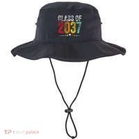 2037 Graduation Class Of 2037 Grow With Me Retro Bucket Hat thumb 0
