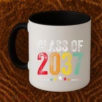 2037 Graduation Class Of 2037 Grow With Me Retro Coffee Mug thumb 2