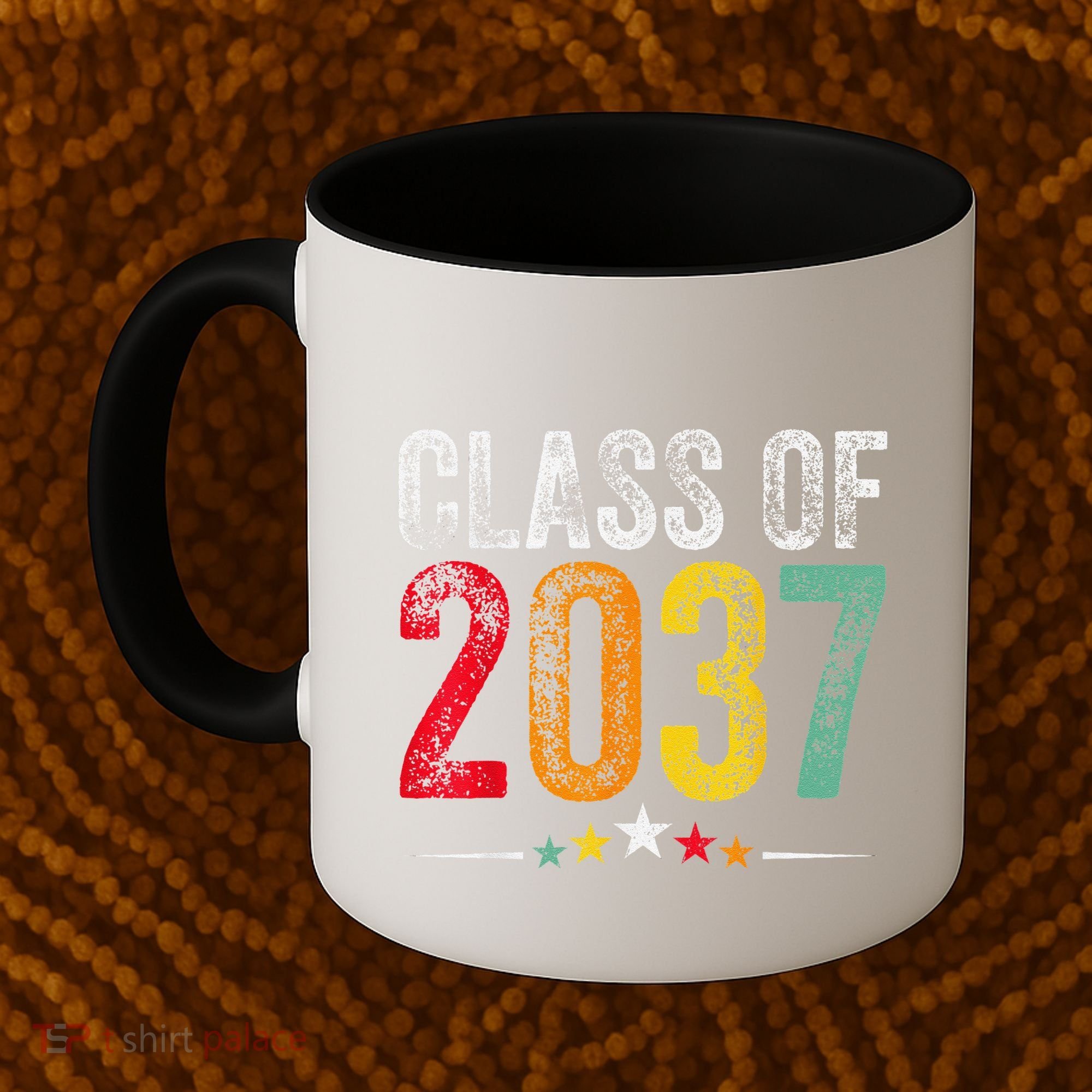 2037 Graduation Class Of 2037 Grow With Me Retro Coffee Mug