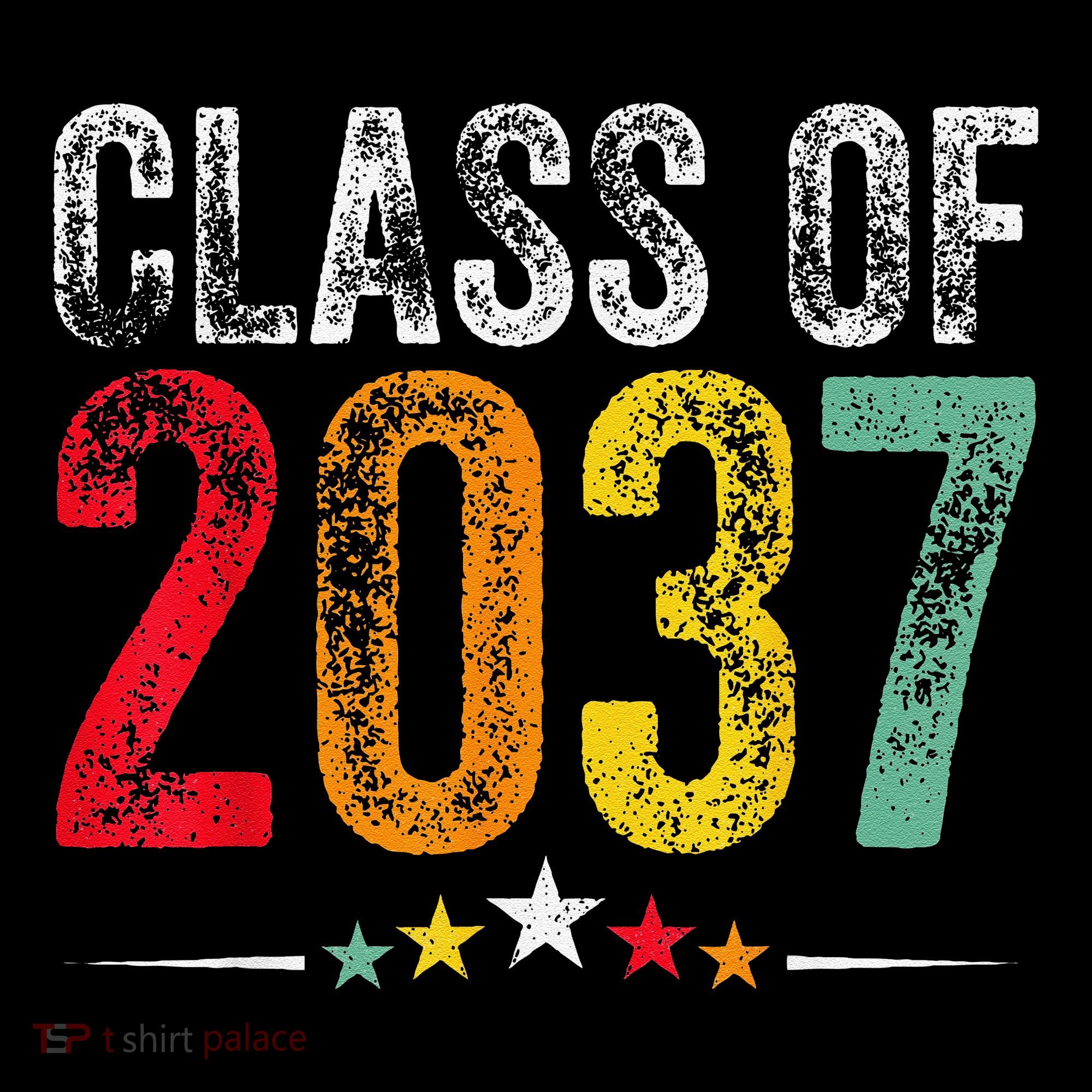 2037 Graduation Class Of 2037 Grow With Me Retro Coffee Mug