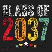 2037 Graduation Class Of 2037 Grow With Me Retro Beanie thumb 2