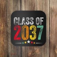 2037 Graduation Class Of 2037 Grow With Me Retro Coaster thumb 0
