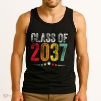 2037 Graduation Class Of 2037 Grow With Me Retro Tank Top thumb 3