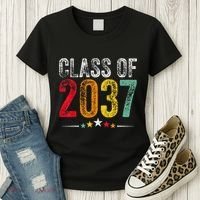 2037 Graduation Class Of 2037 Grow With Me Retro Women's T-Shirt thumb 3