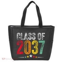 2037 Graduation Class Of 2037 Grow With Me Retro Tote Bag thumb 0