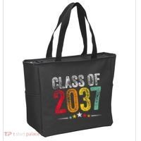 2037 Graduation Class Of 2037 Grow With Me Retro Tote Bag thumb 2