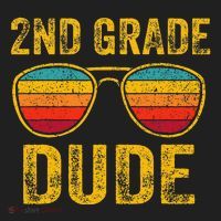 2nd Grade Dude Back To School Second Grade Students Beanie thumb 2