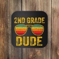 2nd Grade Dude Back To School Second Grade Students Coaster thumb 0