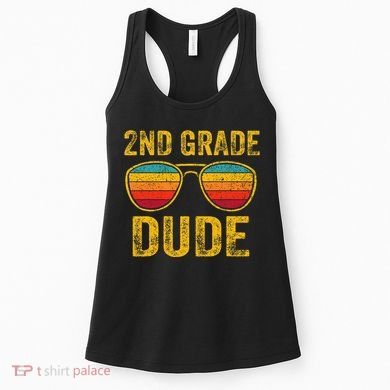 2nd Grade Dude Back To School Second Grade Students Women's Tank Top