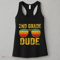 2nd Grade Dude Back To School Second Grade Students Women's Tank Top thumb 3