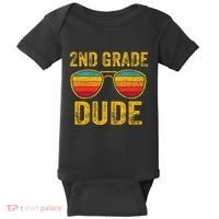 2nd Grade Dude Back To School Second Grade Students Baby Bodysuit thumb 0