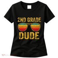 2nd Grade Dude Back To School Second Grade Students Women's T-Shirt thumb 0