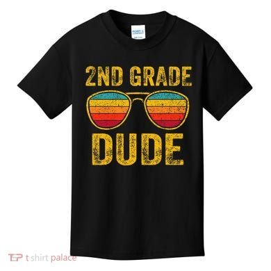 2nd Grade Dude Back To School Second Grade Students Kids T-Shirt