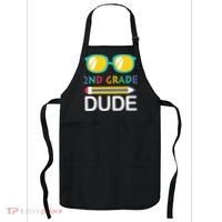 2nd Grade Dude Glasses Back School First Day Of School Apron thumb 0