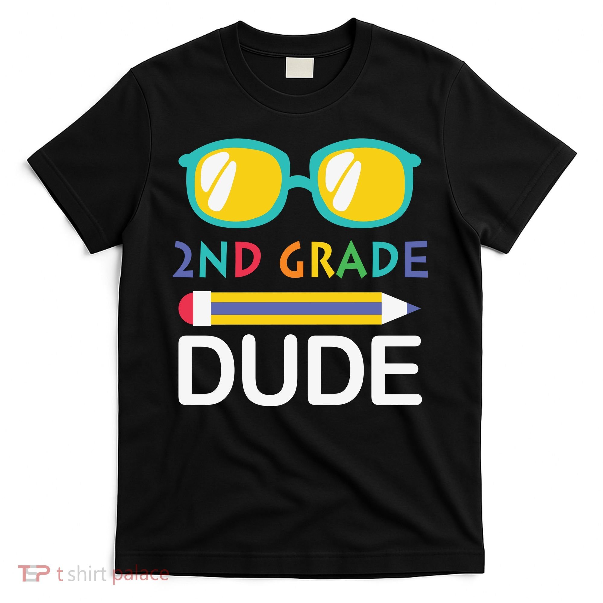 2nd Grade Dude Glasses Back School First Day Of School T-Shirt