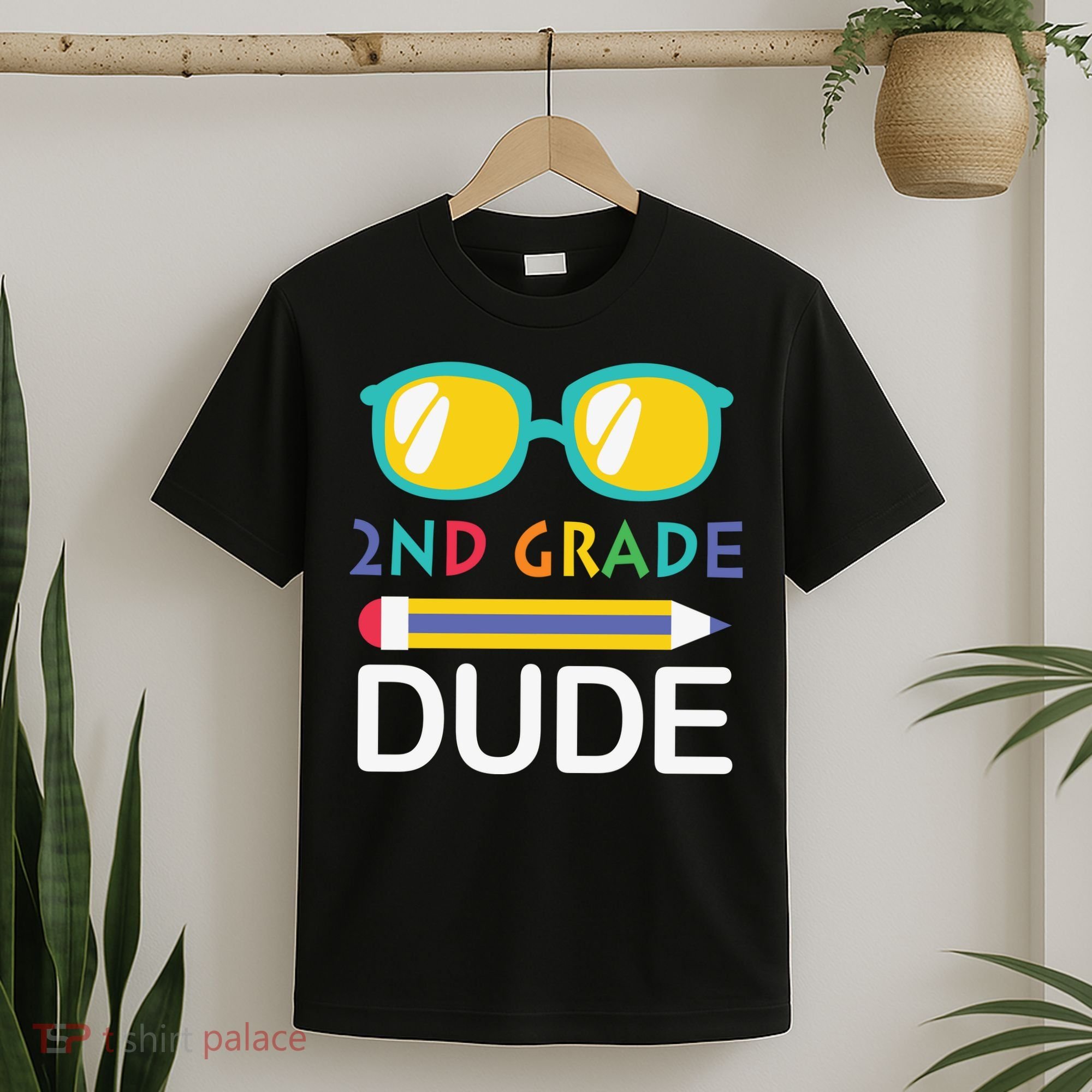 2nd Grade Dude Glasses Back School First Day Of School T-Shirt