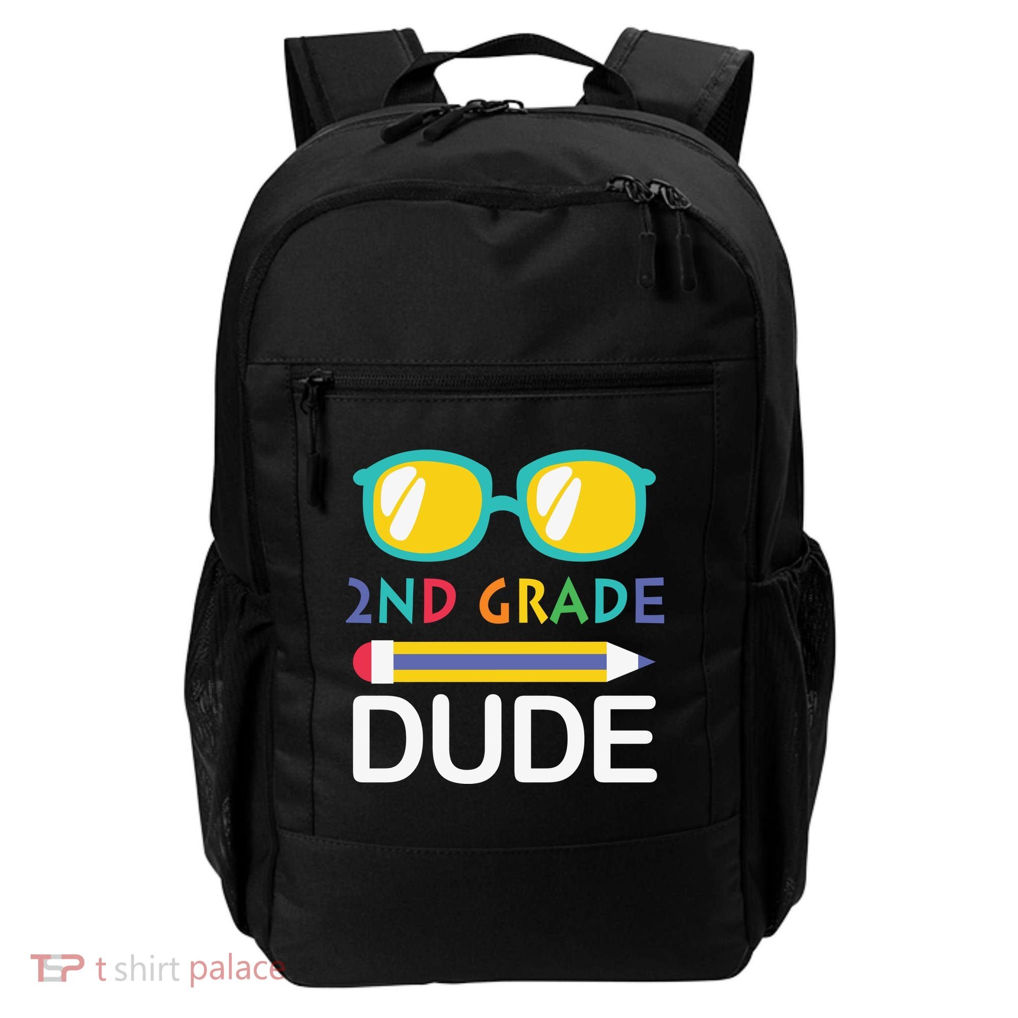 2nd Grade Dude Glasses Back School First Day Of School Backpack