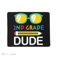 2nd Grade Dude Glasses Back School First Day Of School Mousepad thumb 0