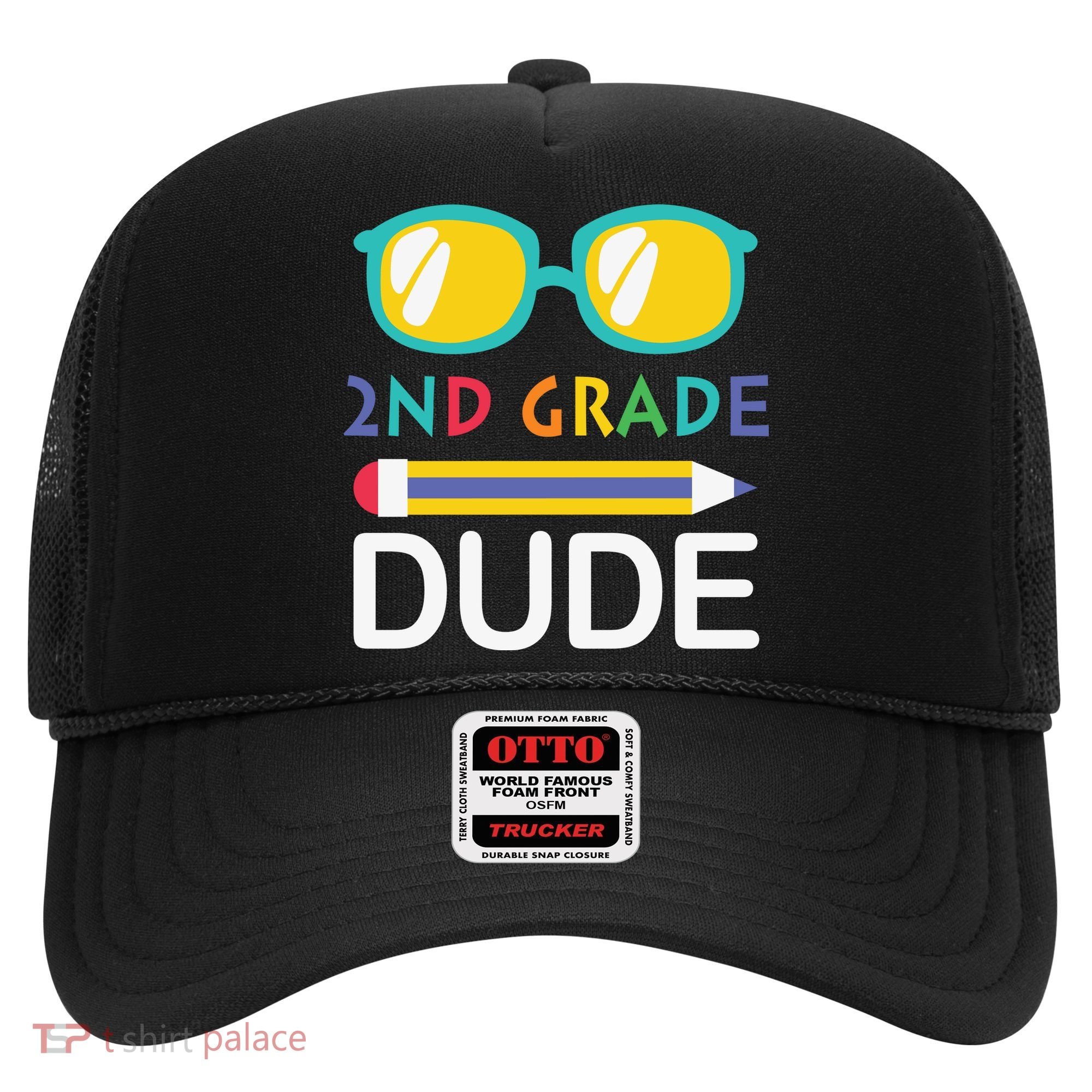 2nd Grade Dude Glasses Back School First Day Of School Hat