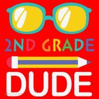 2nd Grade Dude Glasses Back School First Day Of School Santa Hat thumb 1